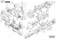 Bosch 3 601 F75 060 GKT 55 GCE Circular saw 110 V / GB Spare Parts GKT55GCE